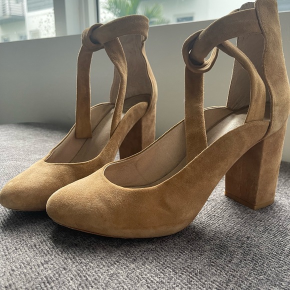 Raye Suede Block Heel - Picture 2 of 4